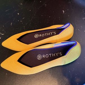 Rothy’s the Point in Marigold - size 6